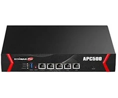 Šakotuvas Edimax Wireless AP Controller APC500 10/100/1000 Mbit/s, Ethernet LAN (RJ-45) jungtys 3, 1xUSB 3.0, Valdo iki 128 Edimax Pro prieigos taškus, įskaitant vidaus ir lauko AP.