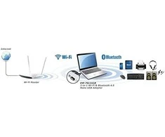 EDIMAX EW-7611ULB Edimax 2-in-1 N150 Wi-Fi ir Bluetooth 4.0 Nano USB adapteris
