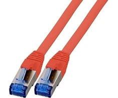 Efb Elektronik EFB Patchcord RJ45 S/FTP, Cat.6A, Cat7 TPE superflex, 0,15 m, grubus