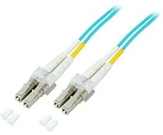 Efb Elektronik EFB EFB LWL Kabelis Duplex Jumper LC-LC 50/125 OM3 30 Meter LSZH Halogenfrei aqua 2.0mm geprueft mit Messprotokoll