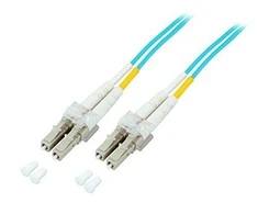 Efb Elektronik EFB EFB LWL Kabelis Duplex Jumper LC-LC 50/125 OM3 10 Meter LSZH Halogenfrei aqua 2.0mm geprueft mit Messprotokoll