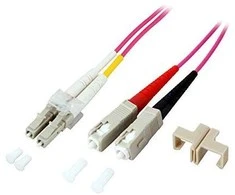 Efb Elektronik EFB EFB šviesolaidinis kabelis, dvipusis trumpiklis LC-SC 50/125 OM4 7,5 metro LSZH behalogenis viržinis violetinis 2,0 mm, išbandytas su bandymų ataskaita