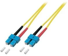 Efb Elektronik EFB Duplex Jumper SC-SC 9/125, OS2, LSZH, gelb, 3.0mm, 0,5m