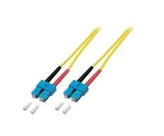 Efb Elektronik EFB Duplex Jumper SC-SC 9/125, OS2, LSZH, gelb, 3.0mm, 0,5m
