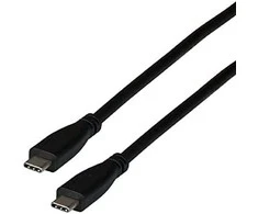 Efb Elektronik USB kabelis EFB USB-C - USB-C 0,8 m Juodas (EBUSBC40- TB40G.0,8)