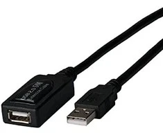 USB kabelis Triton USB-A – USB-A 5 m juodas (K5263.5V3)