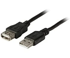 Efb Elektronik USB kabelis EFB USB-A - USB-A 5 m Juodas (K5248SW.5V2)