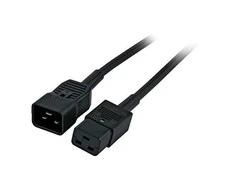 Efb Elektronik Maitinimo kabelis EFB Kaltgeräteverl. C20 180 ° -C19 180 °, sw, 1,8m, 3x1.50mm