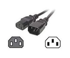 Efb Elektronik Maitinimo kabelis EFB EFB Kaltgeräteverl. C14 180°–C13 180°, p., 3,0 m, 3 x 1,00 mm