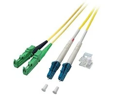 Kabelis Asus EFB Duplex Jumper LC-E2000 9/125, OS2, LSZH, gelb, 3mm,