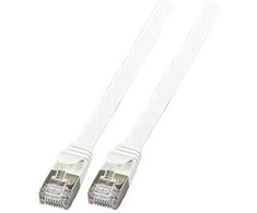 Efb Elektronik EFB Patchcord płaski, U/FTP, Cat.6A, PVC, 5m (K5545GR.5)