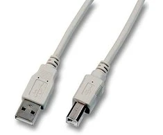 Efb Elektronik USB kabelis EFB USB-A - USB-B 5 m Pilkas (K5255.5)