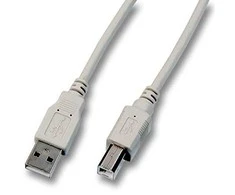 Efb Elektronik Kabelis USB EFB USB-A - USB-B 0.5 m Pilka (K5255.0,5)
