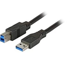 USB kabelis EFB USB-A - USB-B 3 m juoda (K5236.3)