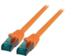 Efb Elektronik EFB RJ45 Patch kabelis S/FTP, Cat.6A, LSZH, 3m, oranžinis