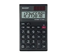 Skaičiuotuvas Sharp SH-EL310ANWH, juodai/baltos spalvos korpusas
