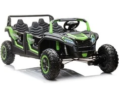 Lean Cars Elektromobilis Buggy A033 4x4 24V, žalias