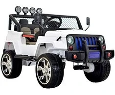 Lean Cars Elektrinis visureigis vaikams Jeep S2388, baltas