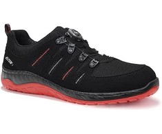 Batai ELTEN Maddox Boa Low ESD S3 SRC, juodi/raudoni 44