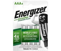 AKUMULIATORIUS BAT-AAA/AKU-700*P4 1.2 V Ni-MH AAA ENERGIZER