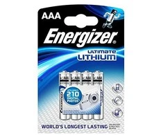 LICHIO BATTERY ENERGIZER ULTIMATE LITHIUM BAT-AAA-LITHIUM/E*P4 1,5 V LR03 AAA