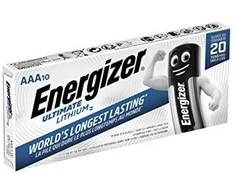 Energizer Ultimate Lithium AAA 1,5V 1250mAh elementai L92, 10 vnt.
