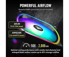 „Enermax AquaFusion ADV 240“ vandens aušinimas (ELC-AQFA240-SQA-W)