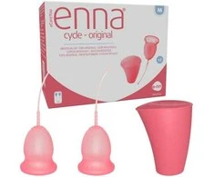 "Enna" ciklo menstruacinė taurė taurė M dydžio 2 taurės sterilizatorius