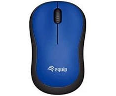Pelė Equip Pelė optinė belaidė USB Comfort R+L mėlyna