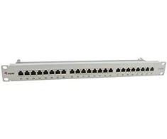 „Equip“ 19 colių komutacinė panelė 24xRJ45 Cat6a FTP 1U 500MHz RAL7035