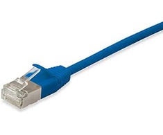 Equip Equip Patchkabel Cat6A F/FTP 2xRJ45 20.00m blau Slim LSZH
