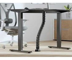 Organizer Equip Equip Doppel-Kabelführung 73cm für Untertischmontage juodas