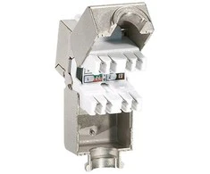 Įrenkite Keystone Jack Equip ekranuotą Cat.6A LSA jungčių rinkinį iš 8 - 767210