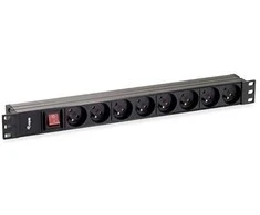 Equip Equip Steckdosenleiste 19"(1HE)8fach CEE7/5 1,8m (Franz.)