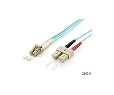 Equip LC optinių skaidulų kabelis - SC Multimode Duplex OM3, 1m (255311)