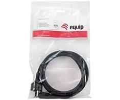 Equip IEC-Stromkabel Schuko -> C5 3m St/Bu juodas
