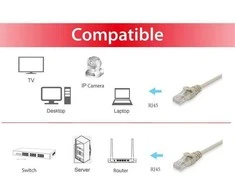 Equip Equip Patchkabel Cat6A U/UTP 2xRJ45 5.00m beige LSZH
