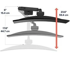 Laikiklis Ergotron - HX Desk Monitorius Arm - matte juodas