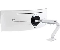 Laikiklis Ergotron - HX Desk Monitorius Arm with HD Pivot - baltas