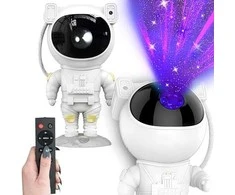 „Extralink“ žvaigždžių projektorius | Naktinė lempa, projektorius | vaikams, astronauto formos