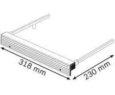 Bosch Lygiagreti atrama Paralell guide for GKT 55 GCE