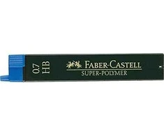 Grafitai Faber-Castell Super Polymer, 0.7mm, 2B, 12vnt.