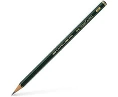 Pieštukas Faber-Castell 9000, 6H, be trintuko, padrožtas