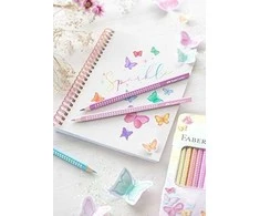 Faber-Castell - Pieštukų dėžutė su blizgučiais (12 vnt.) (201910)