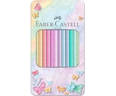 Faber-Castell - Pieštukų dėžutė su blizgučiais (12 vnt.) (201910)