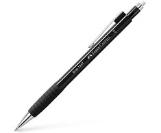 Automatinis pieštukas Faber-Castell Grip 1347, juodos spalvos, 0.7mm