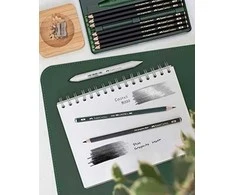 Faber-Castell – Pitt Graphite Matt skardos rinkinys (11 vnt) (115220)