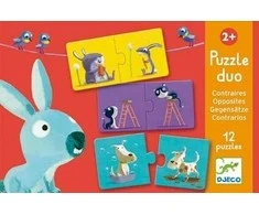 DJECO Žaidimas - dėlionė Priešingybės, DJ08162 ( DJ08162 )