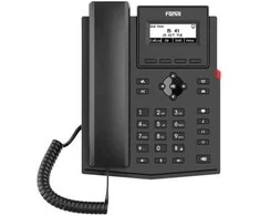 Telefonas Fanvil Fanvil X301G VoIP telefonas juodas 2 eilučių LCD