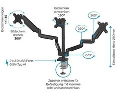Laikiklis FELLOWES Platinum Series Triple Monitorius Riser